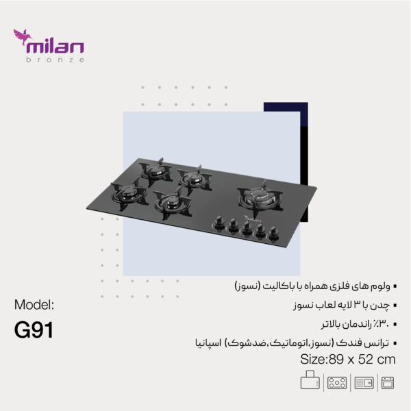 میلان اجاق G91