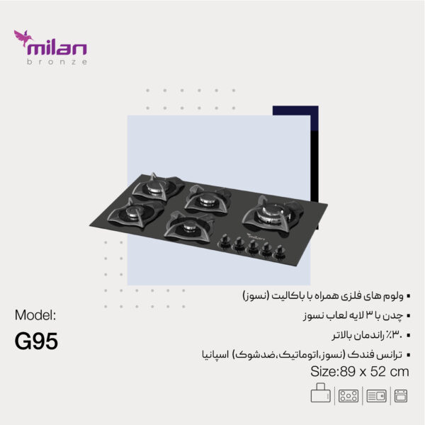 میلان اجاق G95