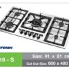 کن اجاق ایتالیایی 518S استیل