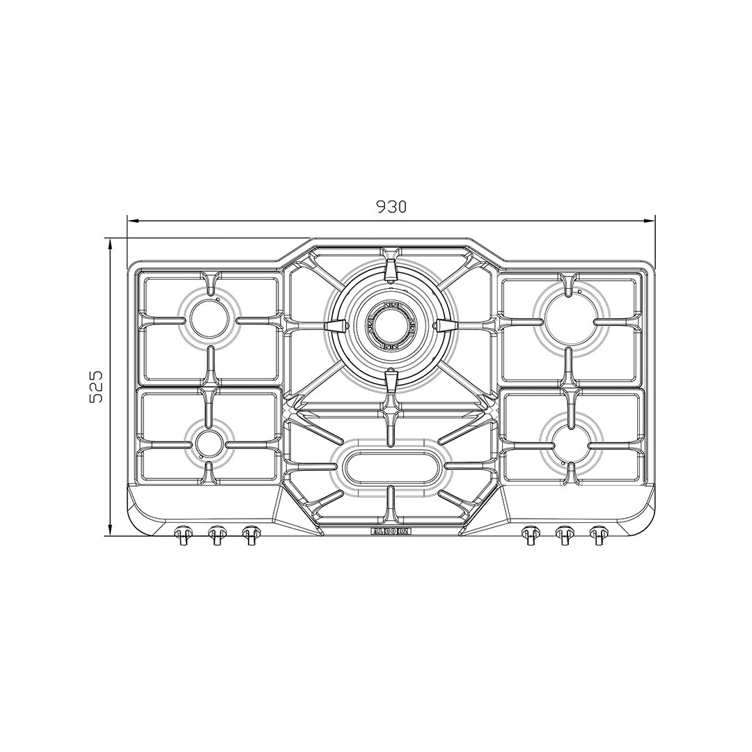 استیل البرز اجاق ایتالیایی S 6901